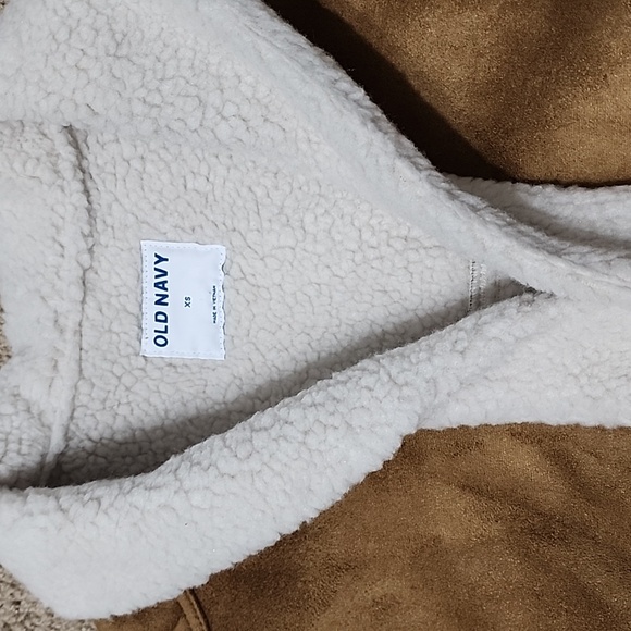 Faux Suede SHERPA LINED WOMEN'S VEST - Picture 10 of 11